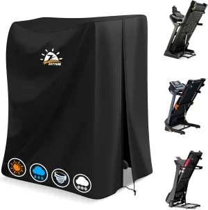 Treadmill Cover - 600D Treadmill Dust Cover Waterproof, Gym Equipment Running Machine Covers with Windproof Drawstring, Exercise Workout Equipment Protective for Home Indoor Outdoor