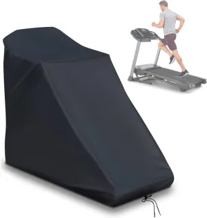 Treadmill Cover Waterproof Outdoor, Dust-Proof Running Machine Protective Cover for Home Fitness Equipment Treadmill Indoor & Outdoor (Black,78 x 37 x 59 inch)