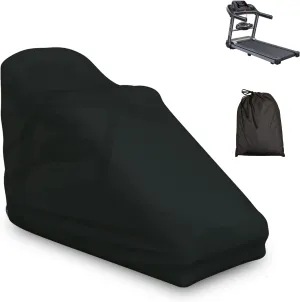 Treadmill Cover Waterproof Outdoor,46X38X66In,Gym Exercise Fitness Foldable Equipment Home Sunscreen Protective Accessories Storage Multifunctional Covers (Black, 78.7X59X37.4)