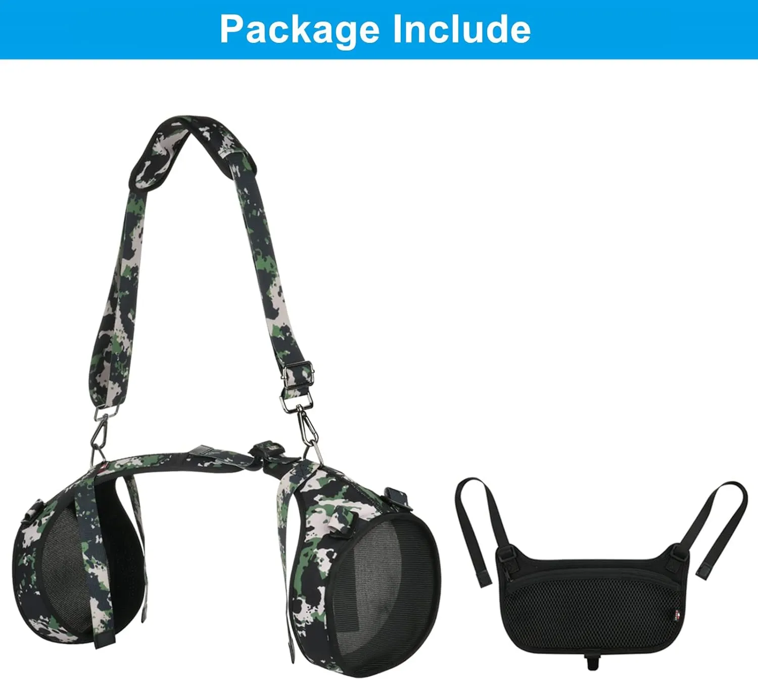 TXEsign Travel Carrying Strap for JBL Boombox/Boombox 2-Waterproof Portable Speaker, Shoulder Strap with Two Side Covers Travel Carrying Pouch for JBL Boombox(Camo)