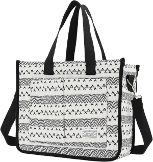 UERRUAM Tote Bag for Women with Pockets,Large Corduroy Crossbody Purse for Laptop,Work,College,Everyday,Travel