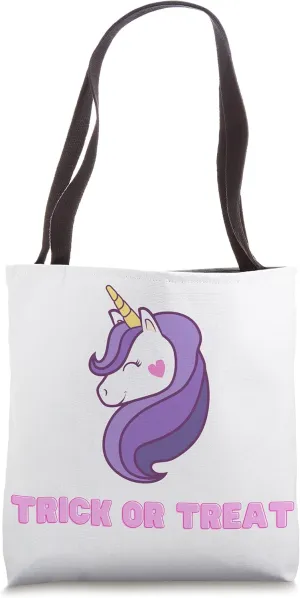 Unicorn Trick Or Treat Bag Tote Bag