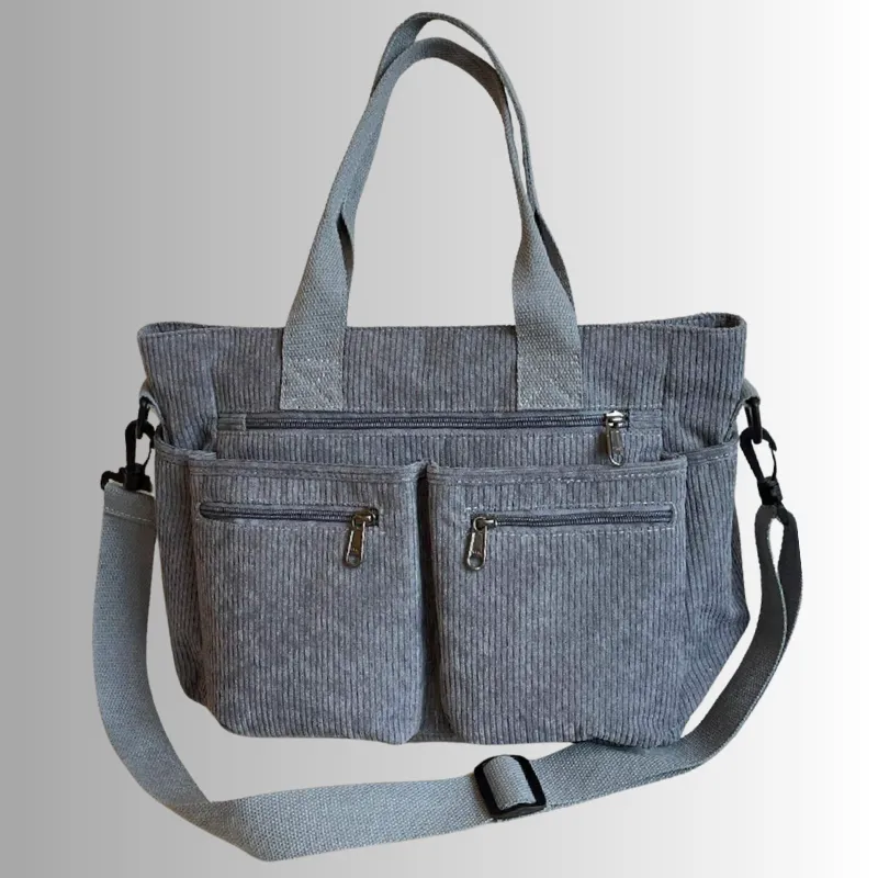 Urban Cord Tote | Shoulder Bag
