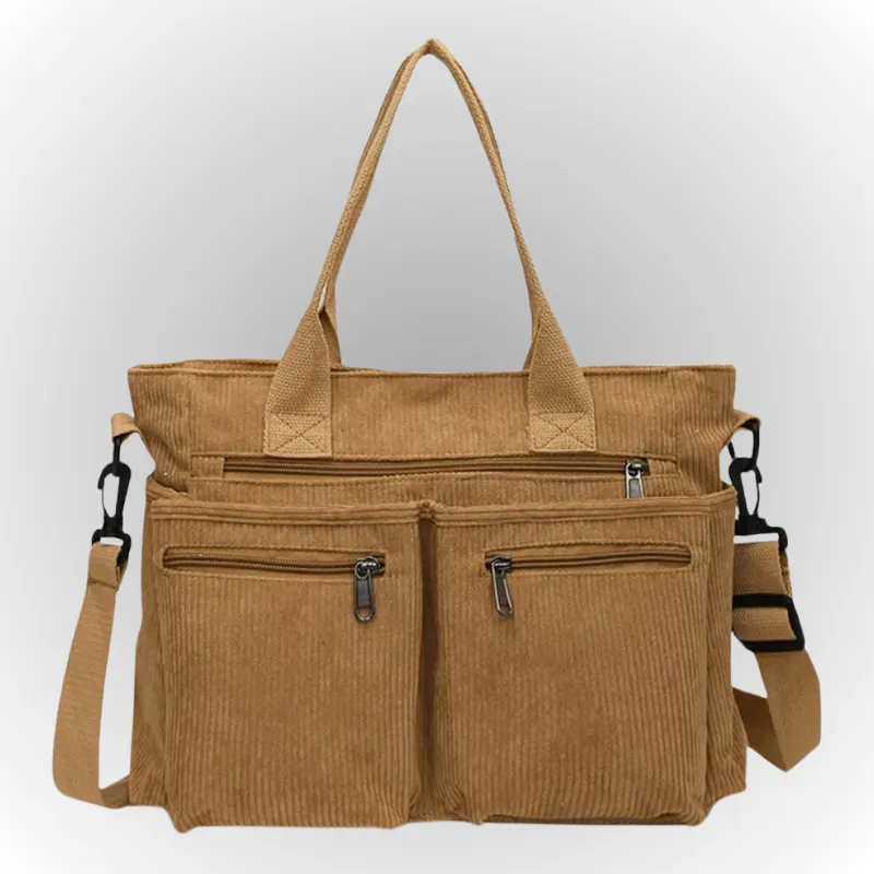 Urban | Stylish Corduroy Tote Bag