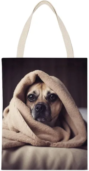 Versatile Canvas Tote Bag,single-sided Print Large Capacity Canvas Tote Bag,foldable Tote Bag,fabric Tote Bag