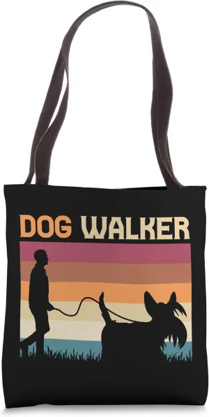 Vintage Dog Walker dog walker accessories dog walkers Tote Bag