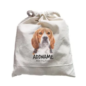 Watercolor Dog Beagle Frown Best Dog Ever Addname Satchel