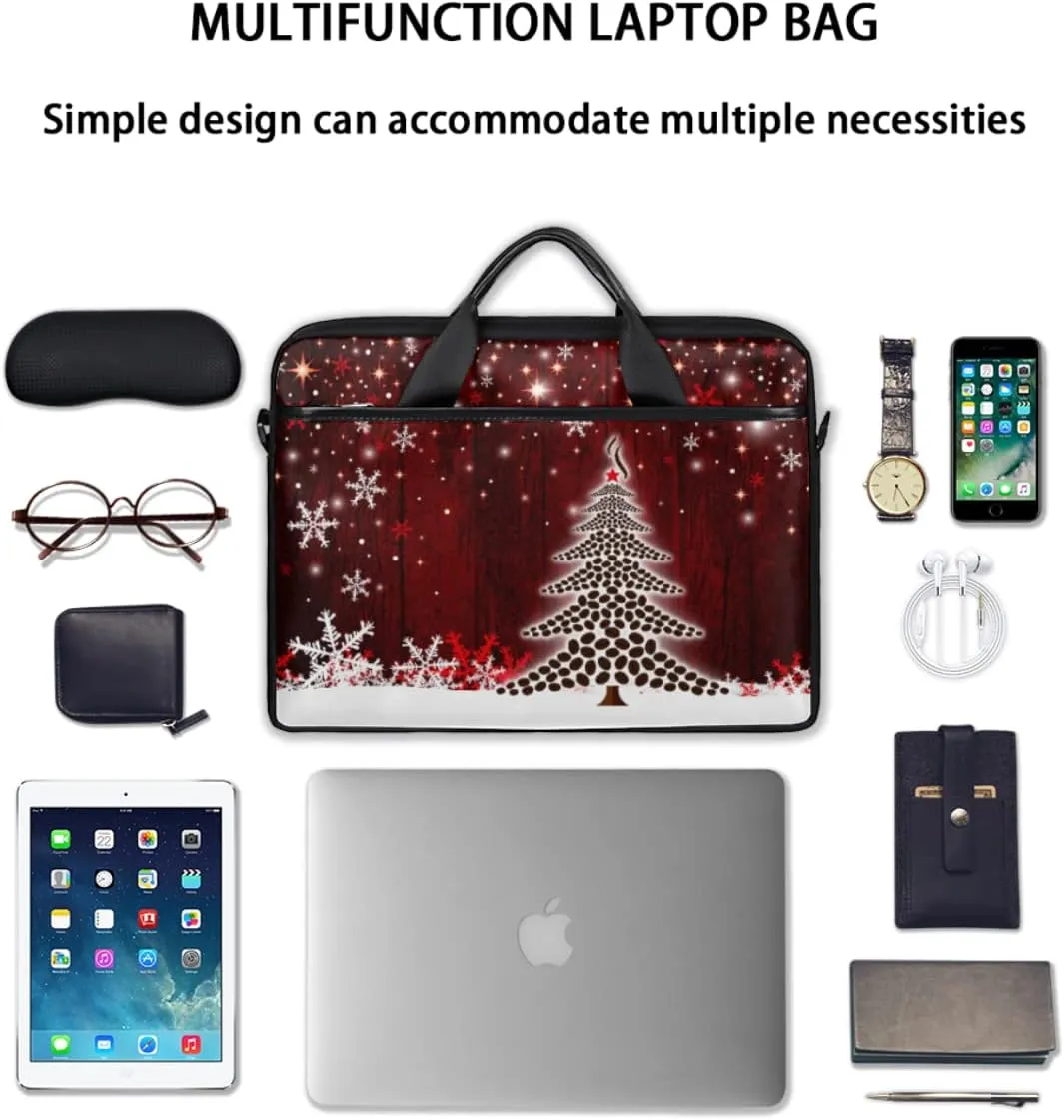 Watermelon Print Laptop Shoulder Messenger Bag Waterproof Laptop Briefcase with Handle and Padded Strap Case Sleeve