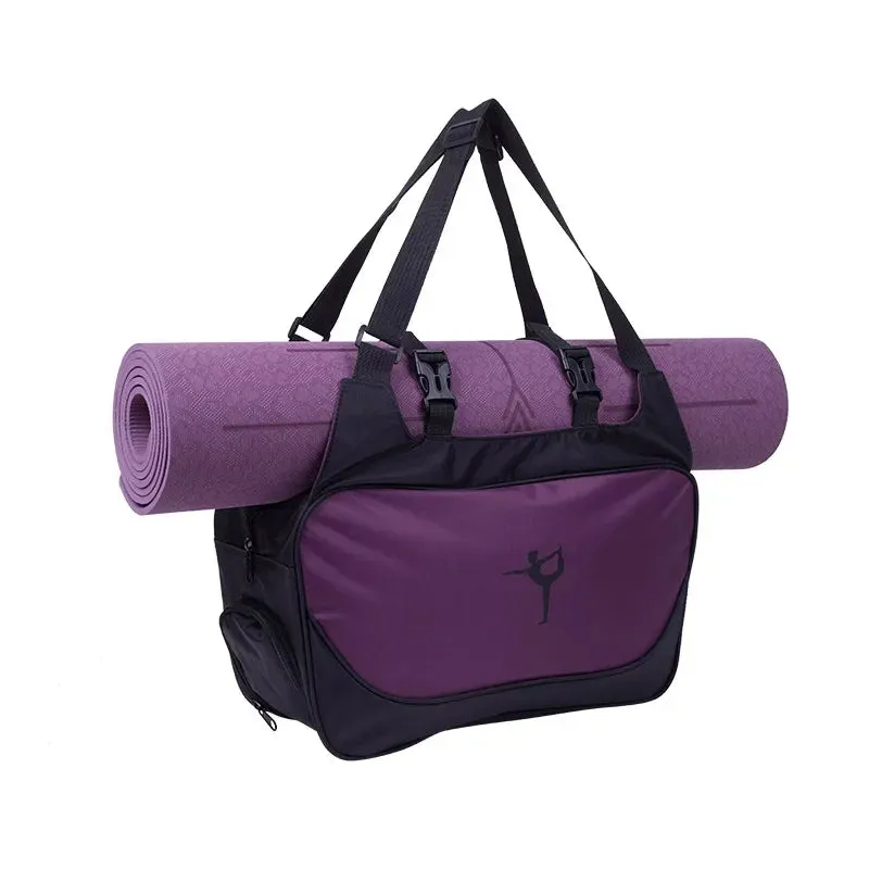 Waterproof Adjustable Gym Bag with Yoga Mat Carrier