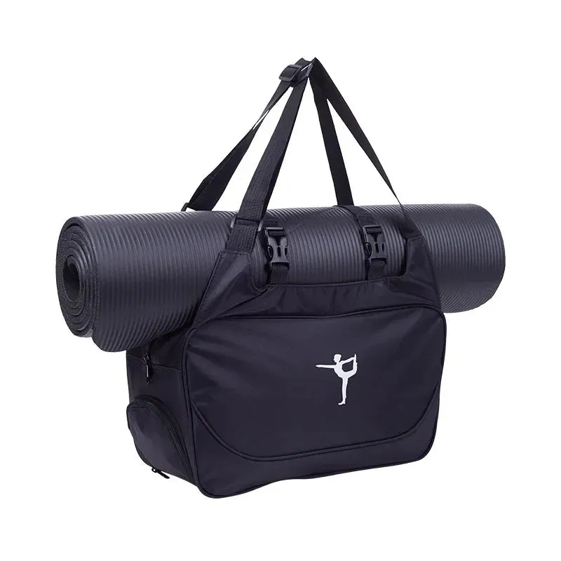 Waterproof Adjustable Gym Bag with Yoga Mat Carrier
