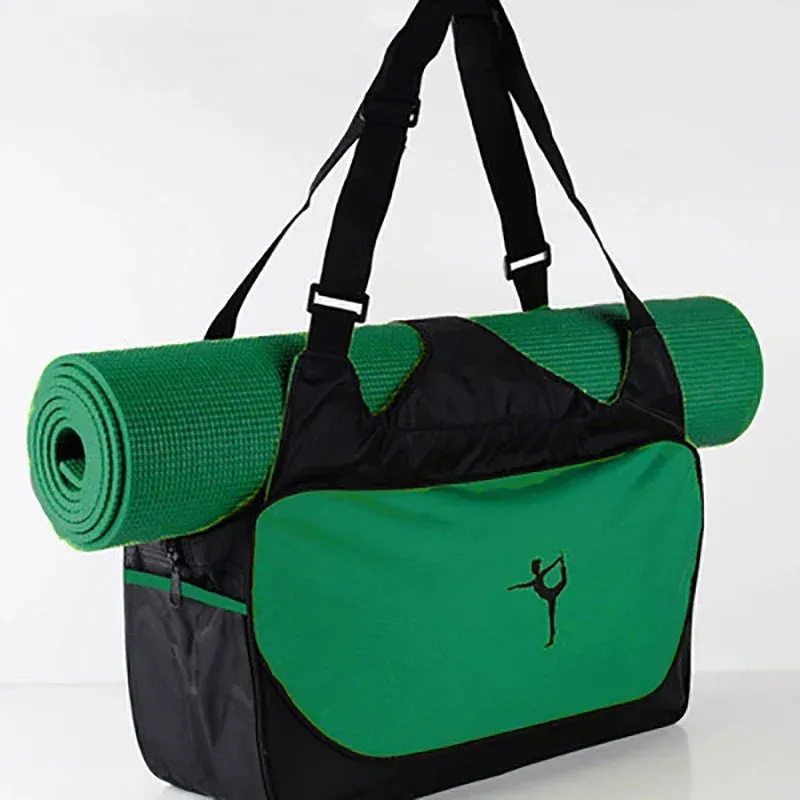 Waterproof Adjustable Gym Bag with Yoga Mat Carrier