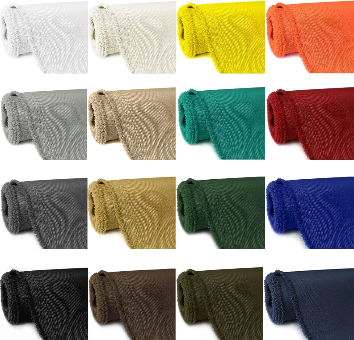 Waterproof Canvas Fabric by The Yard 58" W 600D Upholstery Polyester Material Indoor Outdoor Water Resistant Fabric for Chair Cushion Furniture Cover Sewing DIY Cloth, 1 Yard Silver Gray