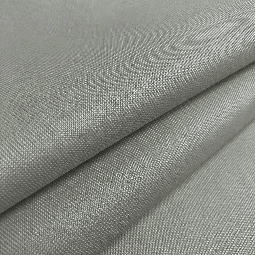 Waterproof Canvas Fabric by The Yard 58" W 600D Upholstery Polyester Material Indoor Outdoor Water Resistant Fabric for Chair Cushion Furniture Cover Sewing DIY Cloth, 1 Yard Silver Gray