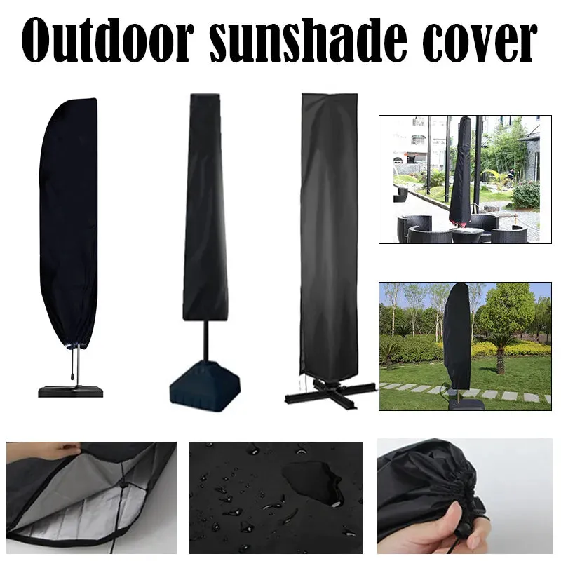 Waterproof Cover Outdoor Sunshade Umbrella Cover Garden Weatherproof Patio Cantilever Parasol Rain Cover