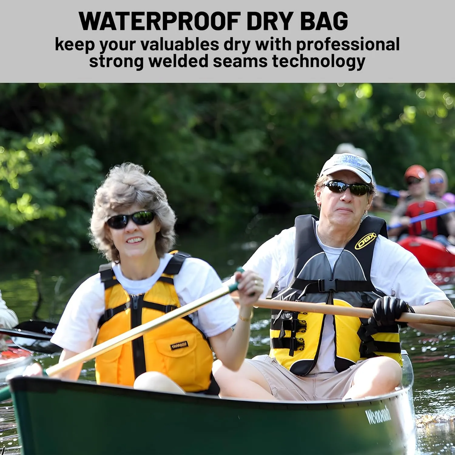 Waterproof Dry Bag,Roll Top Blue Ombre Rustic Barn Wood Waterproof Backpack 5L/10L/20L Floating and Lightweight Bags for Kayaking, Boating, Fishing, Swimming and Camping with Waterproof Phone Case