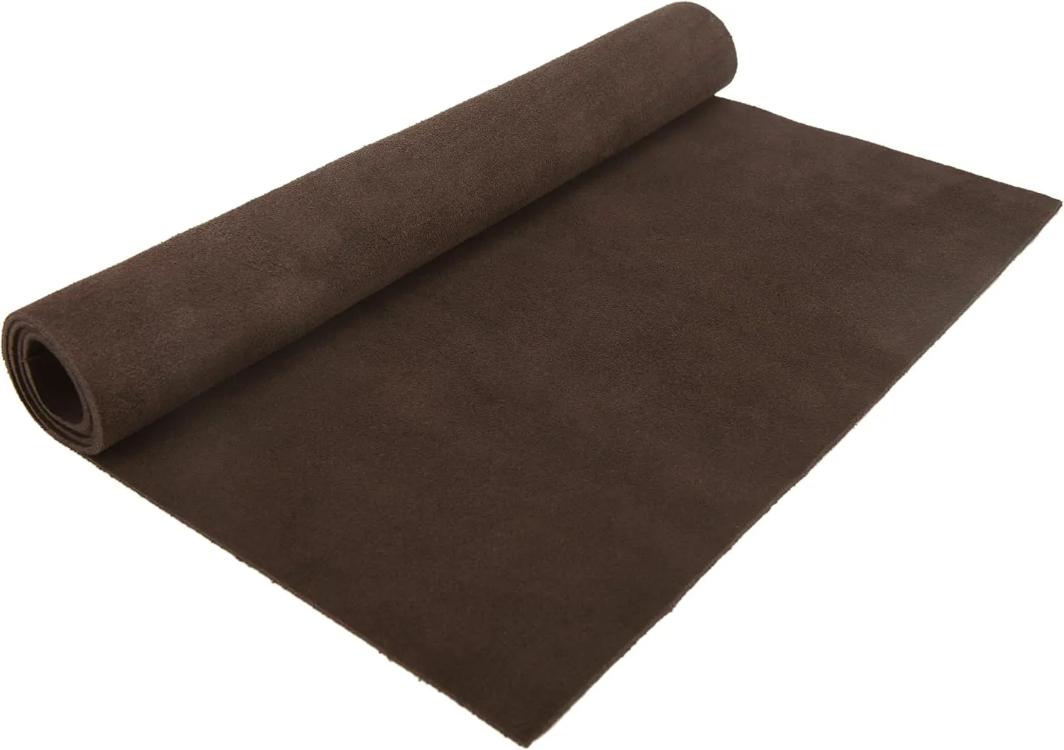 WAYNE'S DOG 3/4 oz Suede Leather Square Cowhide Leather Craft for Moccasins, Leathercraft, Bag Linings, Approns, Saddle Parts (Coffee, 12"x12")