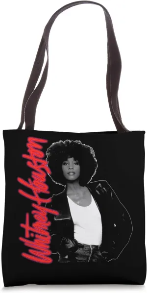 Whitney Houston Whitney Pose black Tote Bag
