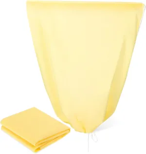 Winter Drawstring Plant Cover with Zipper Non Woven Frost Protection Bag for Outdoor Plants for Garden Pots and Shrubs