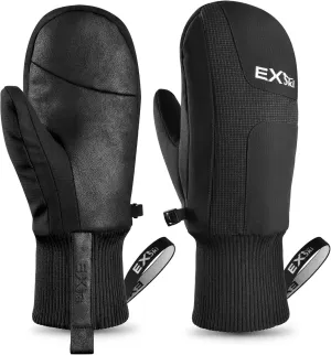 Winter Ski Mittens for Men, Touchscreen Waterproof Snow Mitts for Extreme Cold Weather Snowboarding Skiing