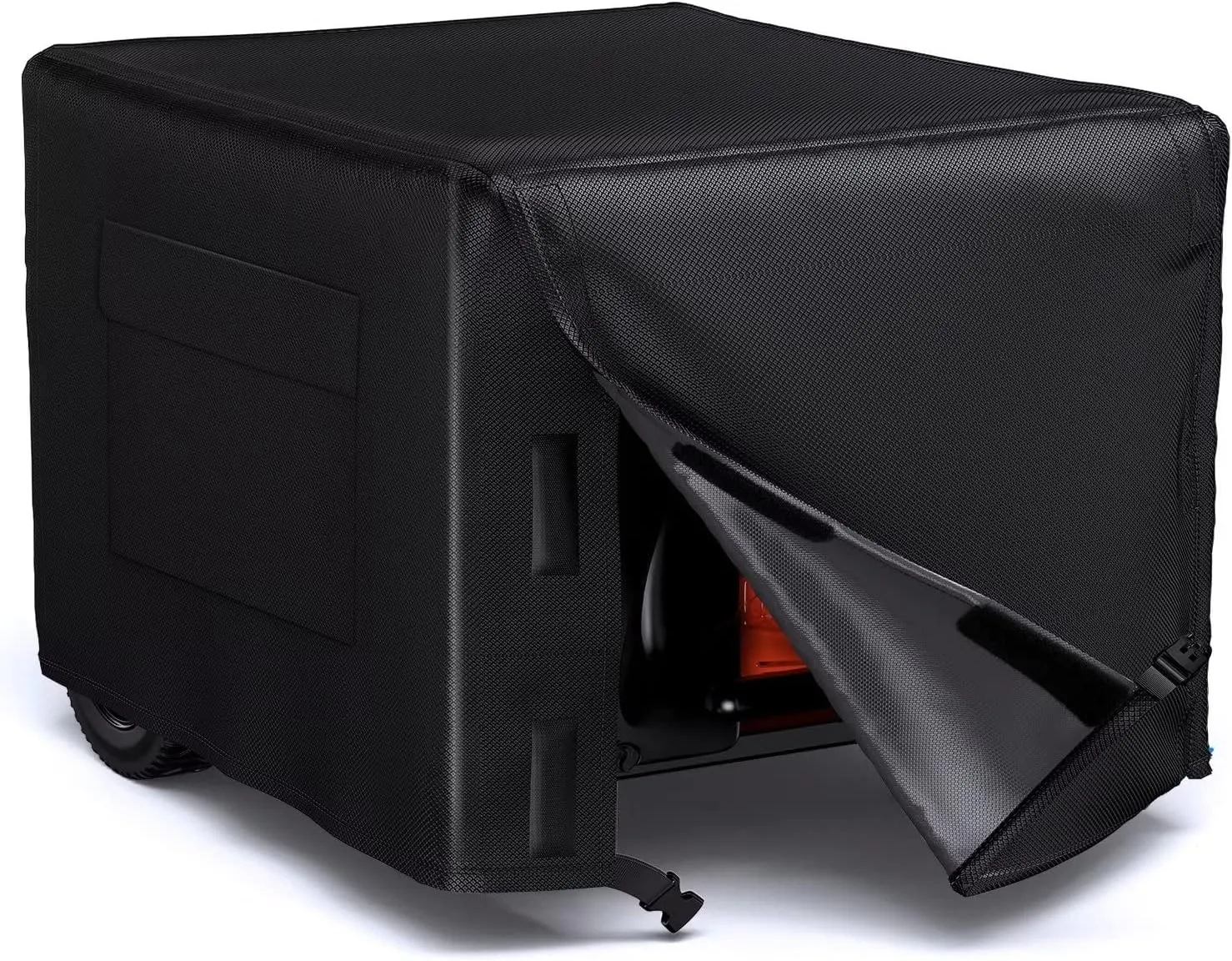 WLEAFJ Generator Cover Heavy Duty Waterproof, Universal Portable Generator Cover 32”L x 24”W x 24”H - for Most Generators 5000-10000 Watt