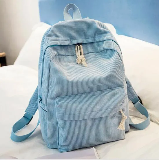 Women Backpack Corduroy