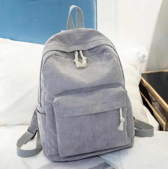 Women Backpack Corduroy