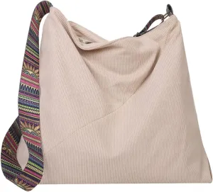 Women Corduroy Tote Bag Large Shoulder Hobo Bag for Women Boho Casual Handbag Purse