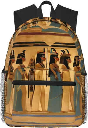 women in ancient egypt print Lightweight and comfortable backpack Casual Laptop Backpack for Travel Hiking