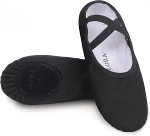 Women's Ballet Shoes Canvas Dance Slippers Yoga Practice Shoes for Girls/Adults