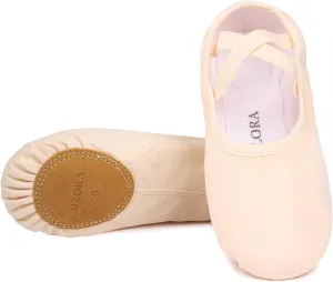 Women's Ballet Shoes Canvas Dance Slippers Yoga Practice Shoes for Girls/Adults