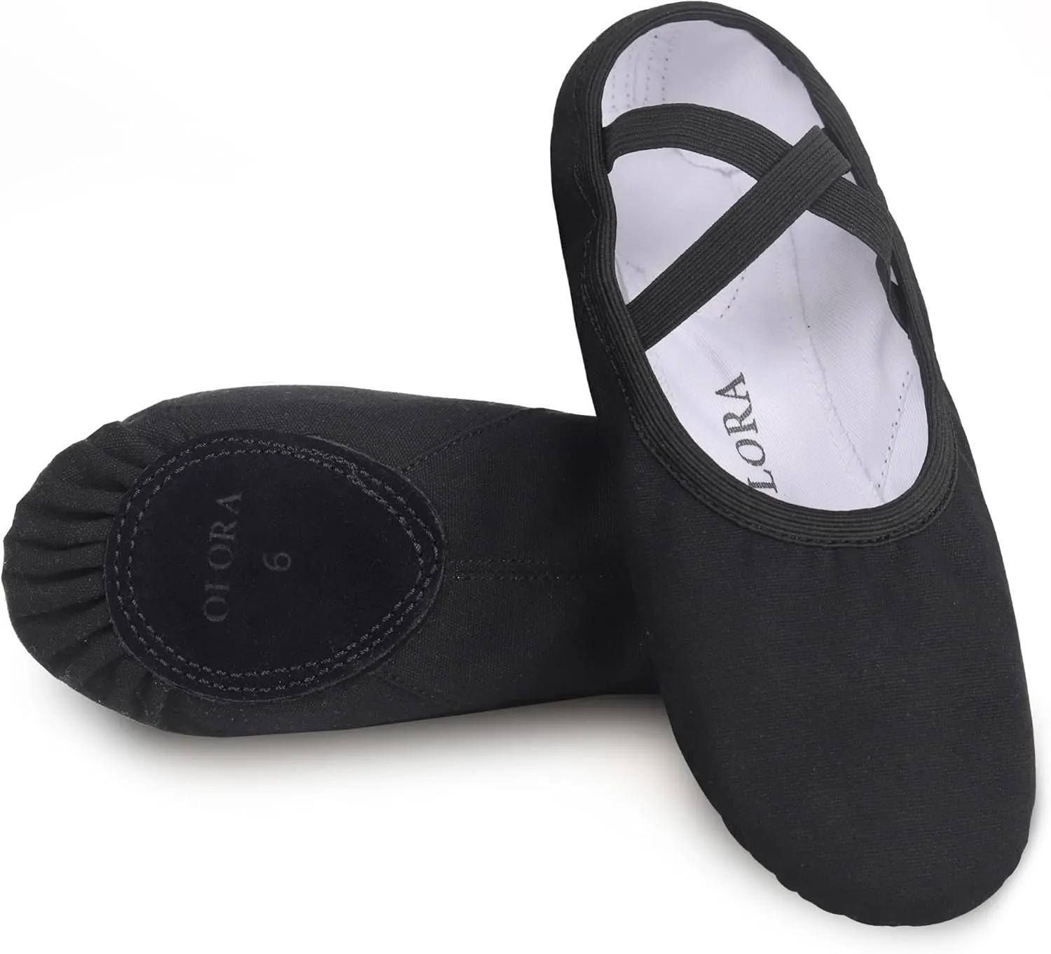 Women's Ballet Shoes Canvas Dance Slippers Yoga Practice Shoes for Girls/Adults