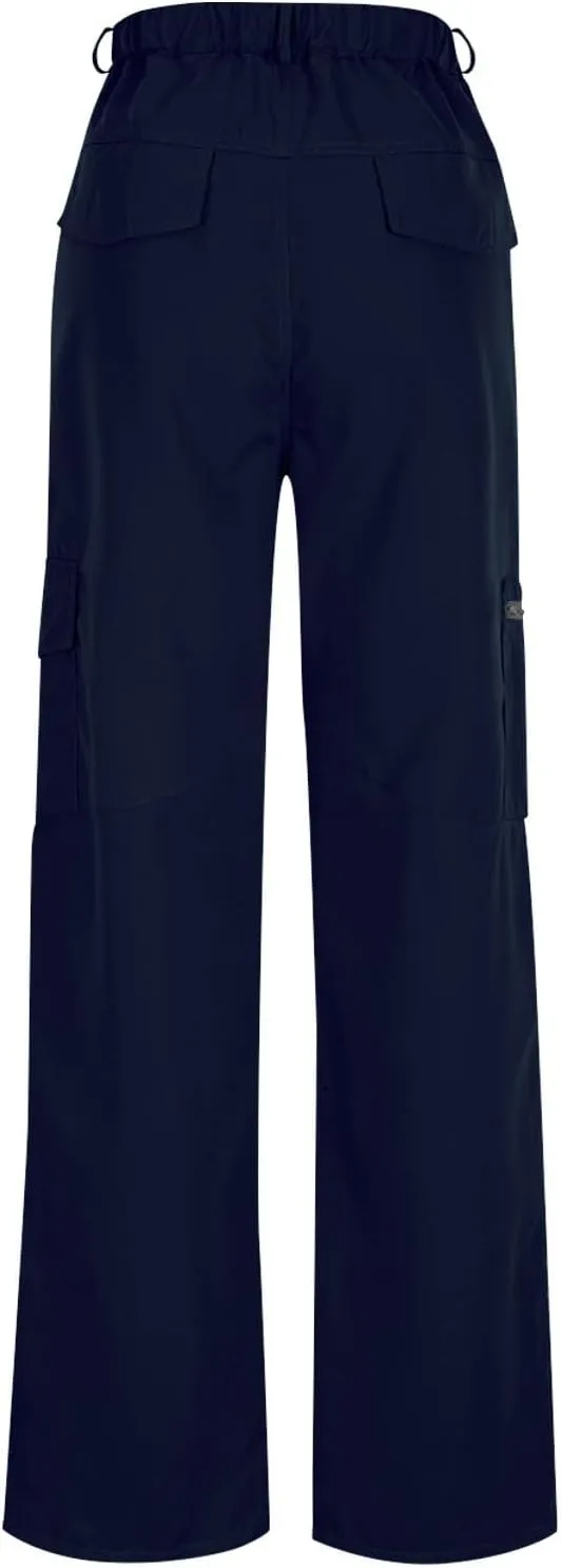 Womens Cargo Pants Casual Loose Fit Straight Leg High Waisted Travel Hiking Pants Summer Work Trousers with Pockets