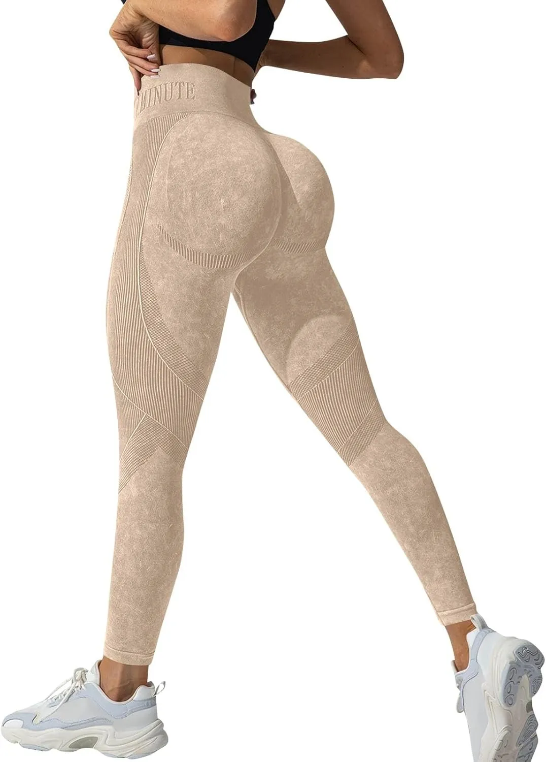 Womens Highwaisted Yoga Pants Buttlifting Comfortable Fashion Gym Stretch Yoga Leggings