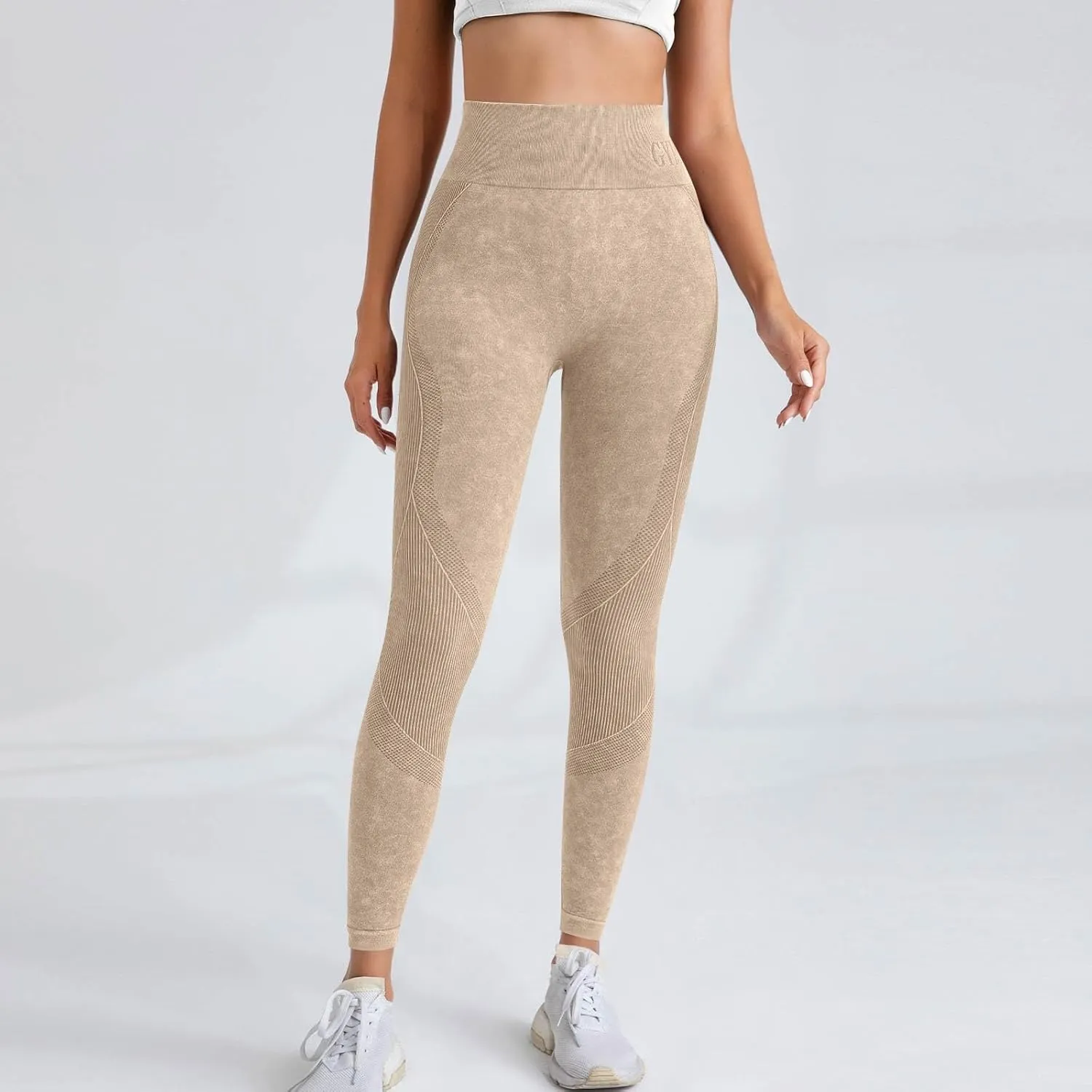 Womens Highwaisted Yoga Pants Buttlifting Comfortable Fashion Gym Stretch Yoga Leggings