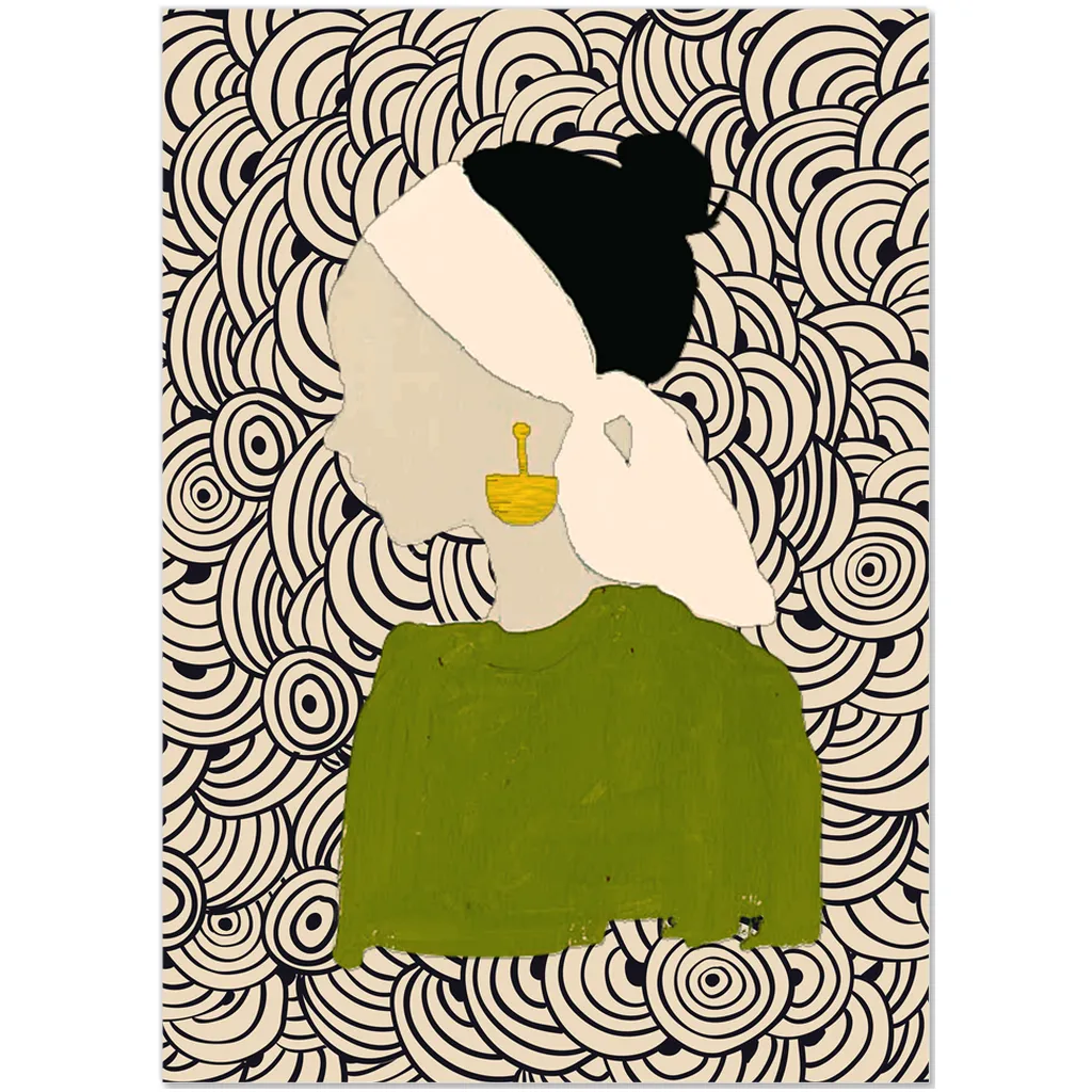 Wonder White Women's Green Sweater Canvas Minis (Copy)