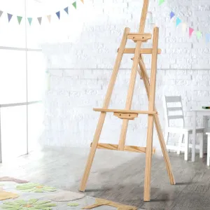 Wooden Tripod Painting Easel Art Display Stand - Medium