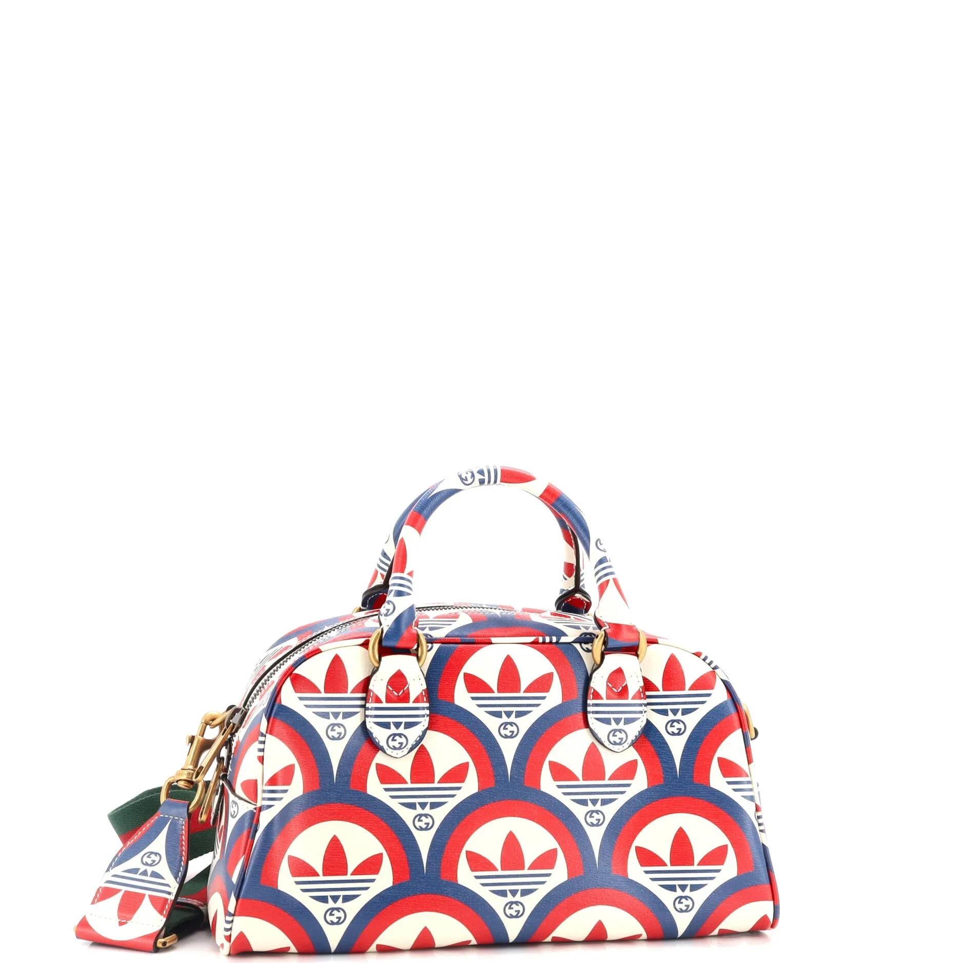 x adidas Duffle Bag Printed Leather Mini
