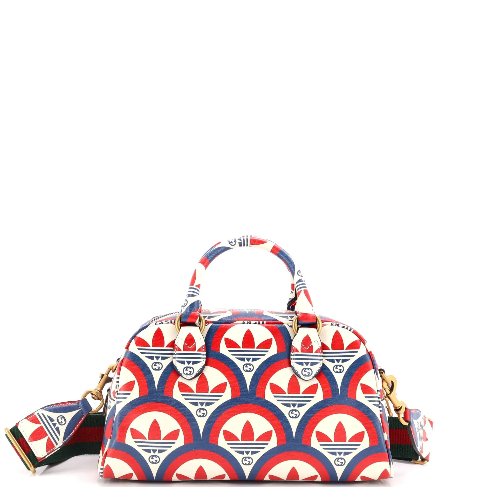 x adidas Duffle Bag Printed Leather Mini