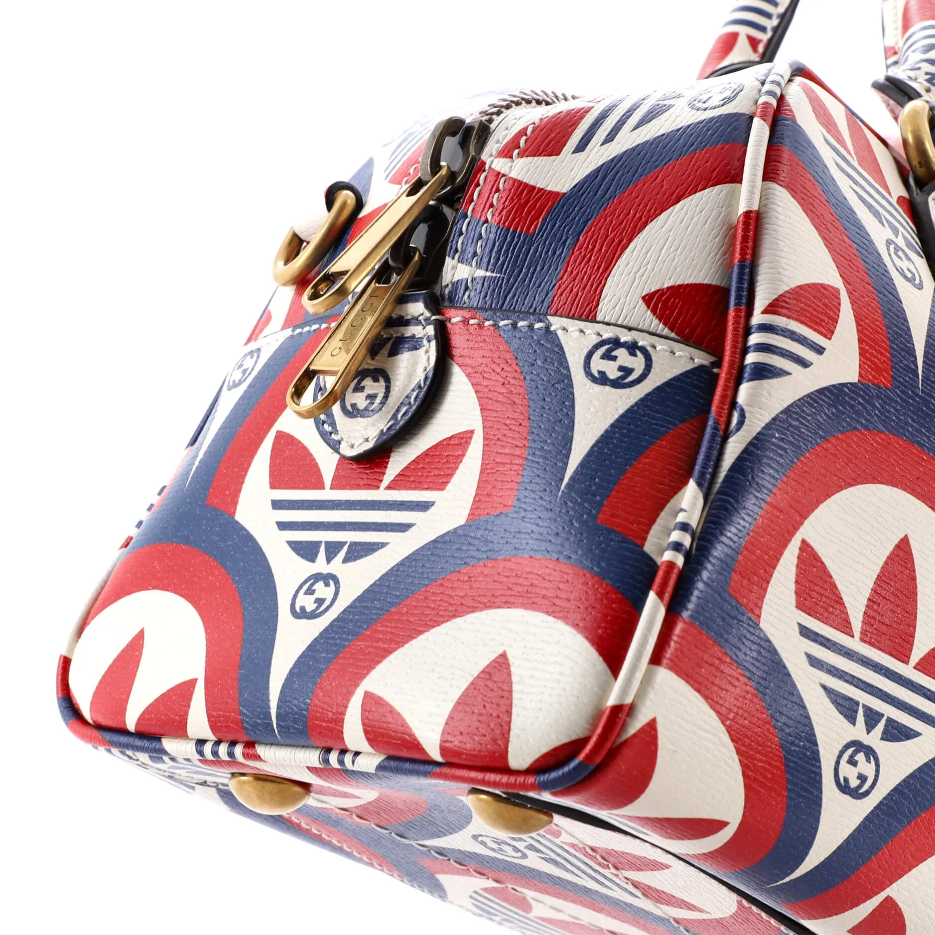 x adidas Duffle Bag Printed Leather Mini