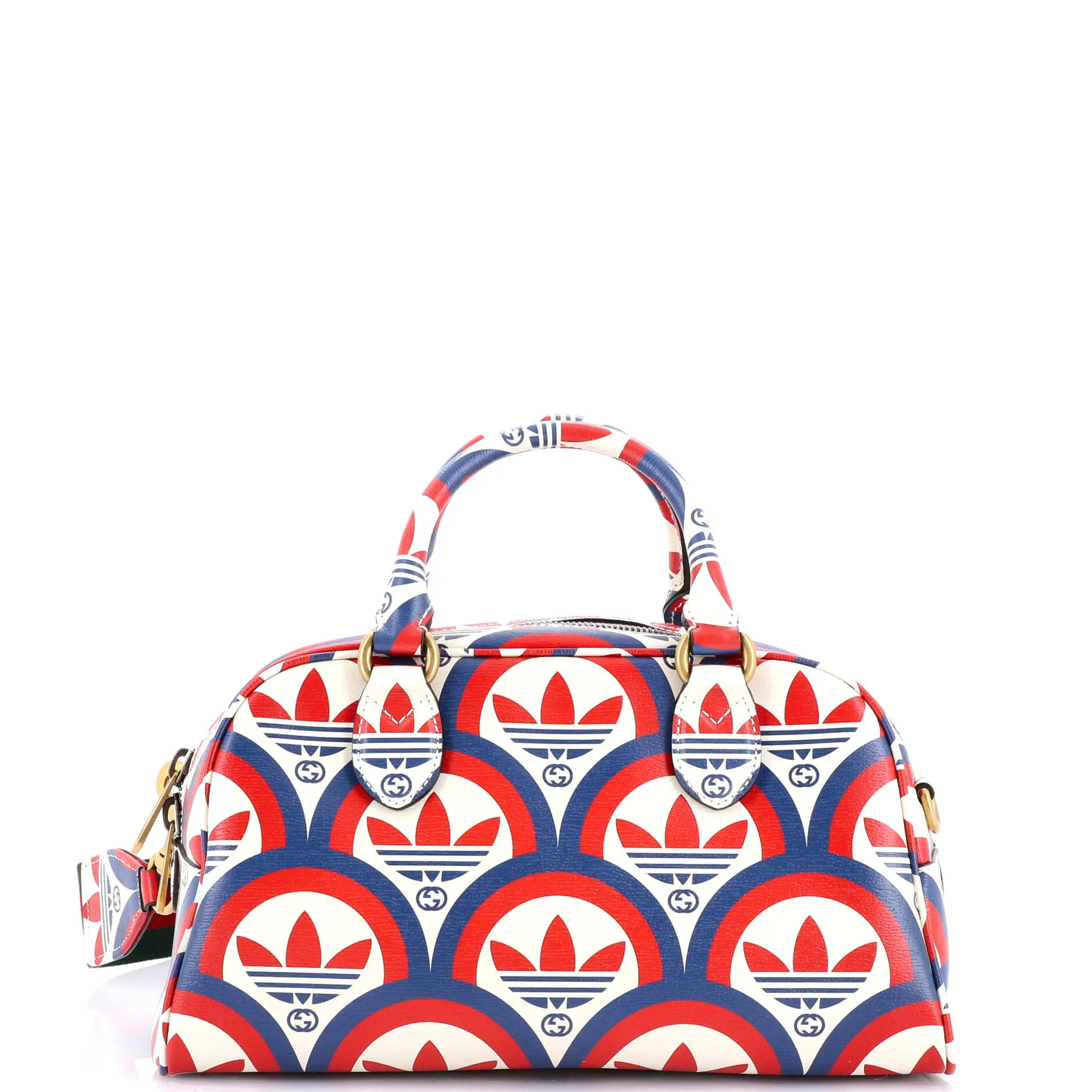 x adidas Duffle Bag Printed Leather Mini