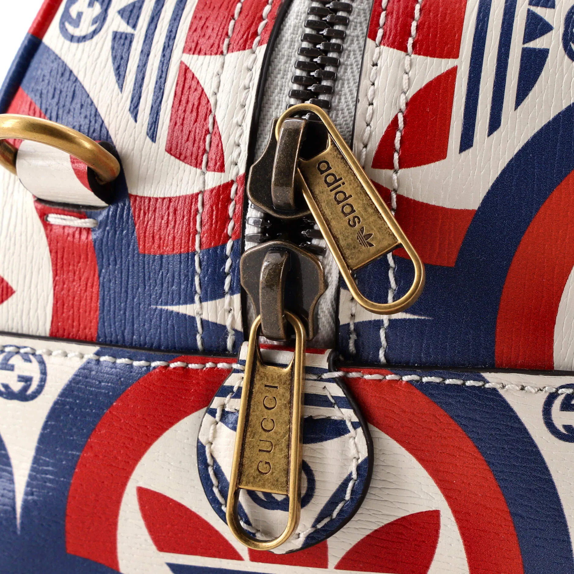 x adidas Duffle Bag Printed Leather Mini