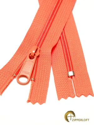 YKK #4.5 Heavy Duty Nylon Coil Purse Zipper (16/20/24") - 136 Shrimp