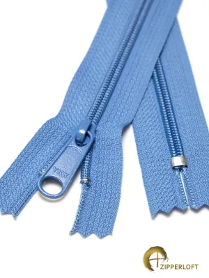 YKK #4.5 Heavy Duty Nylon Coil Purse Zipper (16/20/24") - 837 Admiral Blue