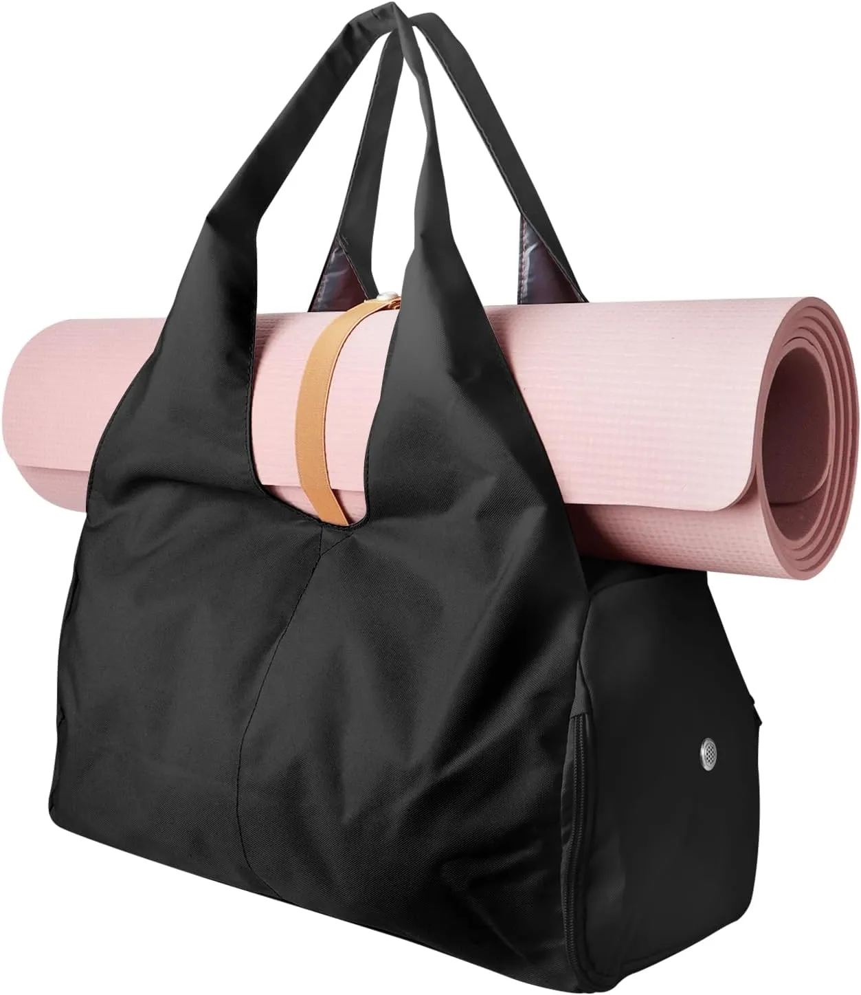 Yoga Mat Bag, Heavy Oxford Cloth Sport yoga Gym Bag, Travel Yoga Gym Bag with Yoga Strap, with Shoes Compartment and Wet Dry Storage Pockets, Fits Gym, Beach Park, Travel for Women & Men