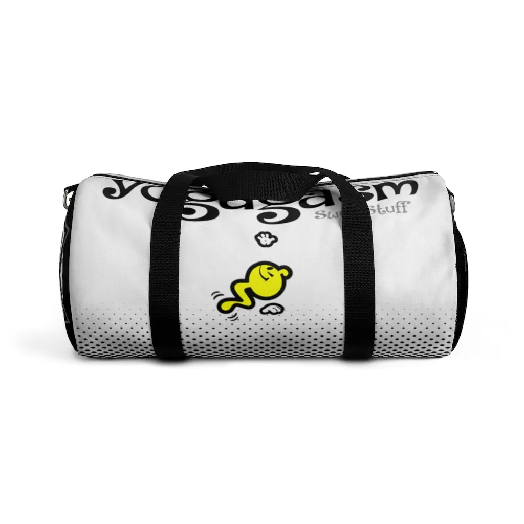 YOGAGASM-WHITE Duffel Bag
