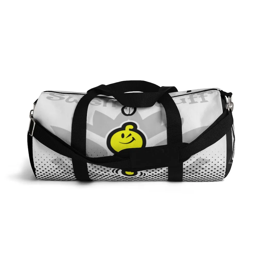 YOGAGASM-WHITE Duffel Bag