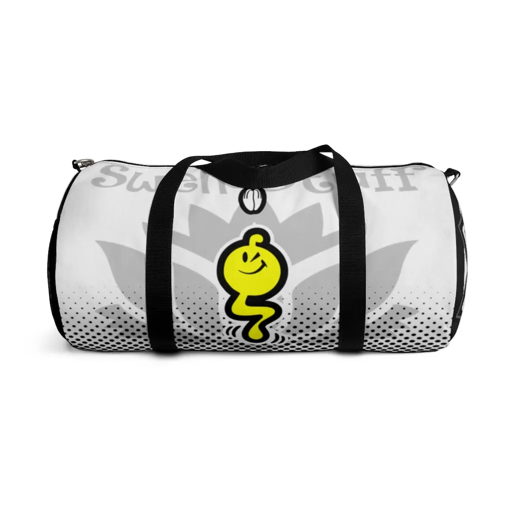 YOGAGASM-WHITE Duffel Bag