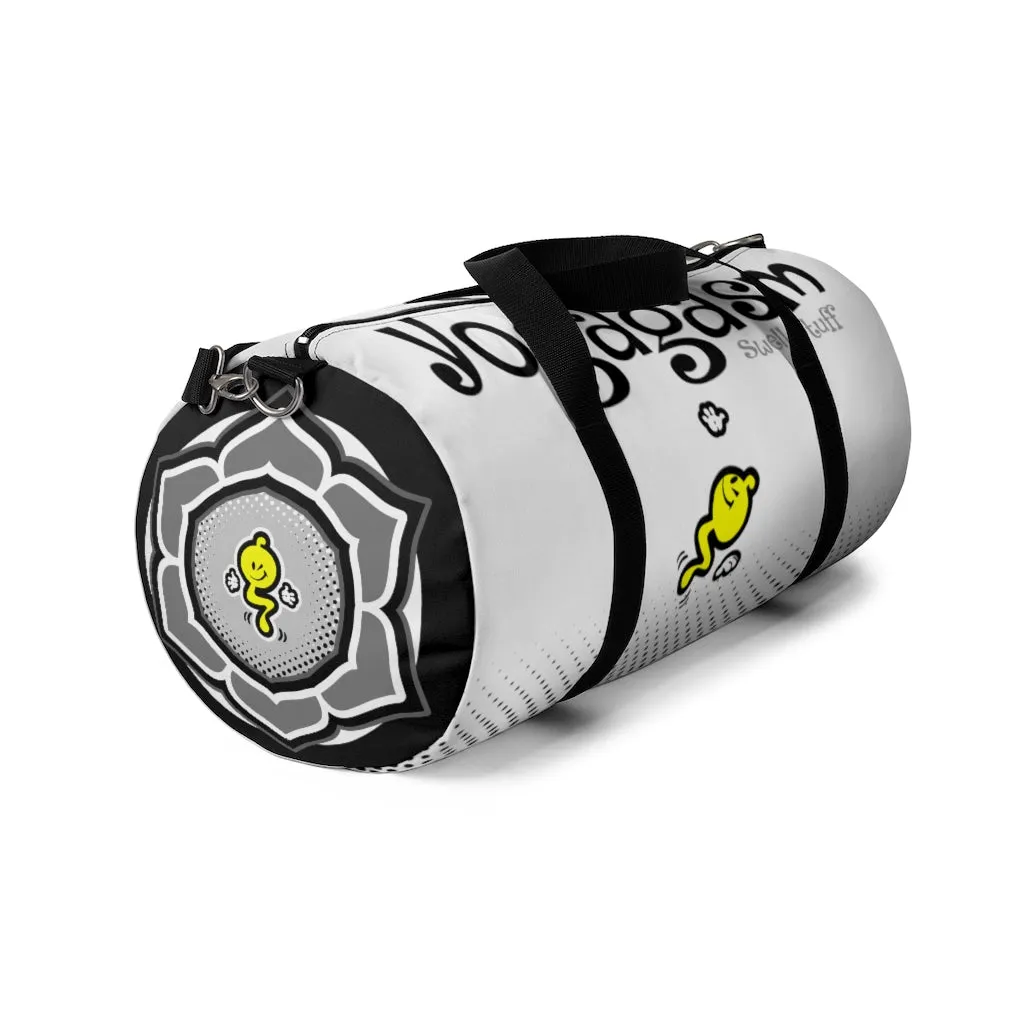 YOGAGASM-WHITE Duffel Bag