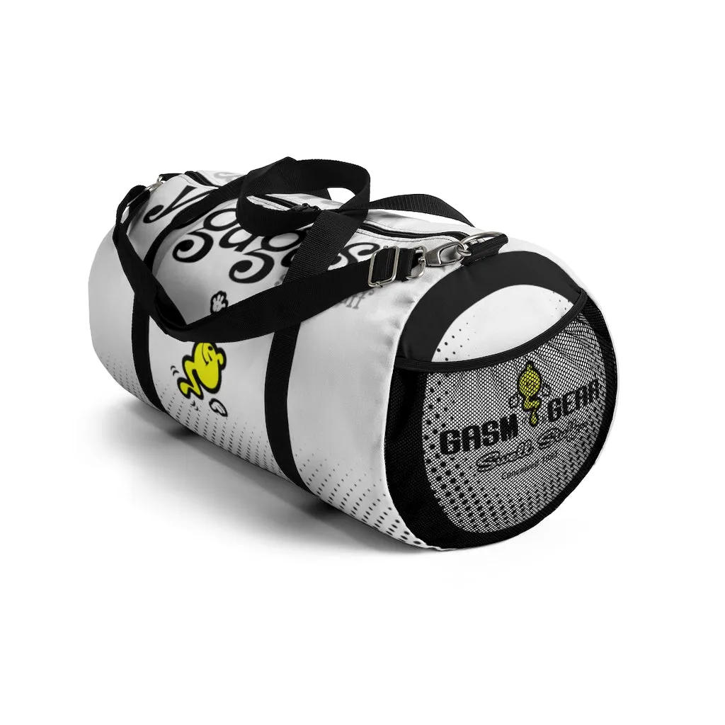 YOGAGASM-WHITE Duffel Bag