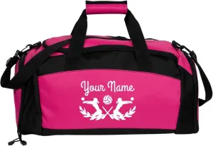 Your Name Custom Volleyball Text: Gym Duffel Bag